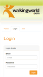 Mobile Screenshot of admin.walkingworld.com